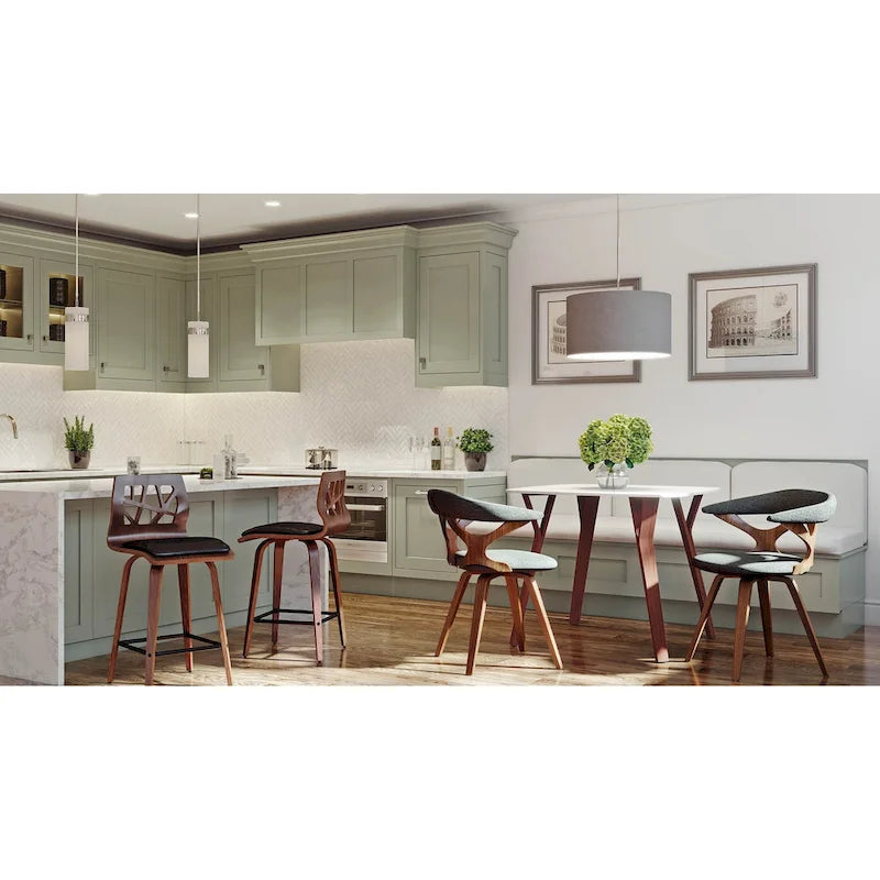 Carson Carrington Sala Dining Table with Textured Marble Table Top