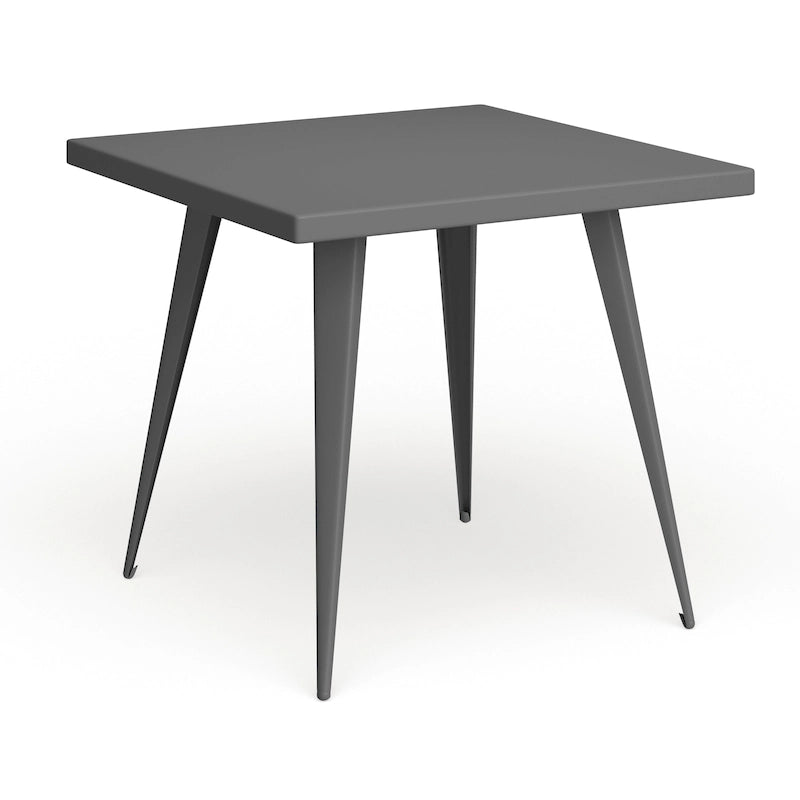 Carbon Loft Swan Industrial Square Metal Dining Table - N/A