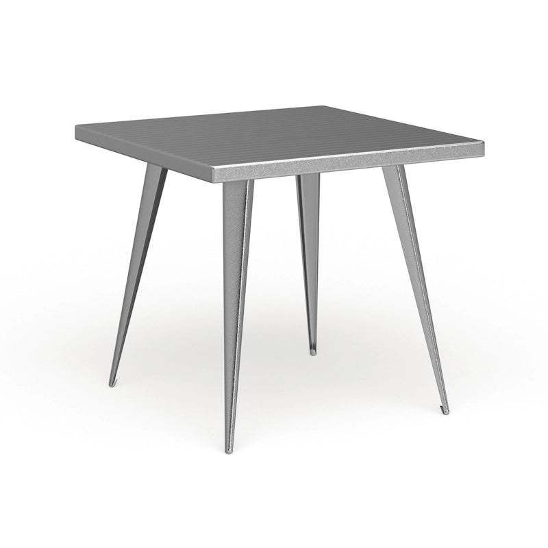 Carbon Loft Swan Industrial Square Metal Dining Table - N/A