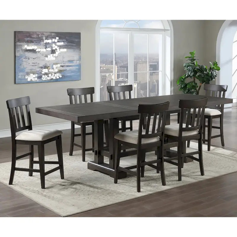 Steve Silver Nevada Dusky Cedar Counter Height Dining Set