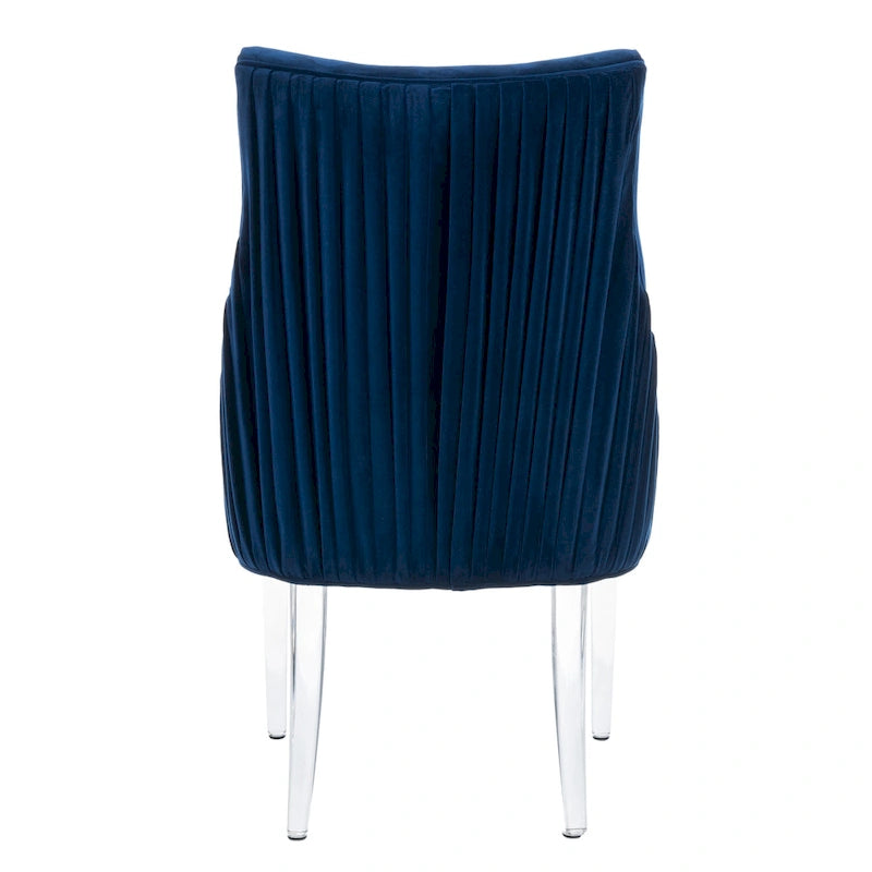 SAFAVIEH Couture Vesile Acrylic Leg Dining Chair - 22W x 28D x 38H