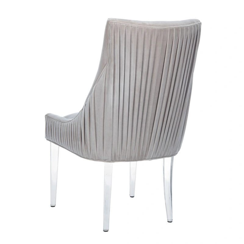SAFAVIEH Couture Vesile Acrylic Leg Dining Chair - 22W x 28D x 38H