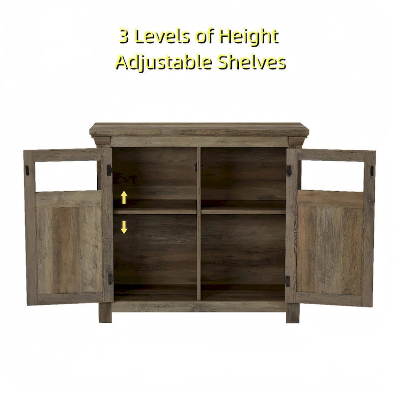 2 Doors Cabinet Large Buffet Sideboard Cabinet